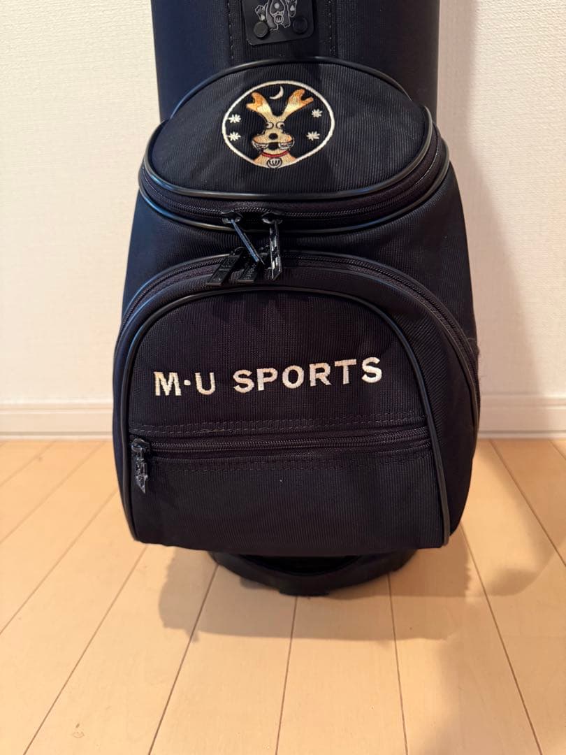 【PURU】M.U SPORTS レディースキャディバッグ（ブラック）