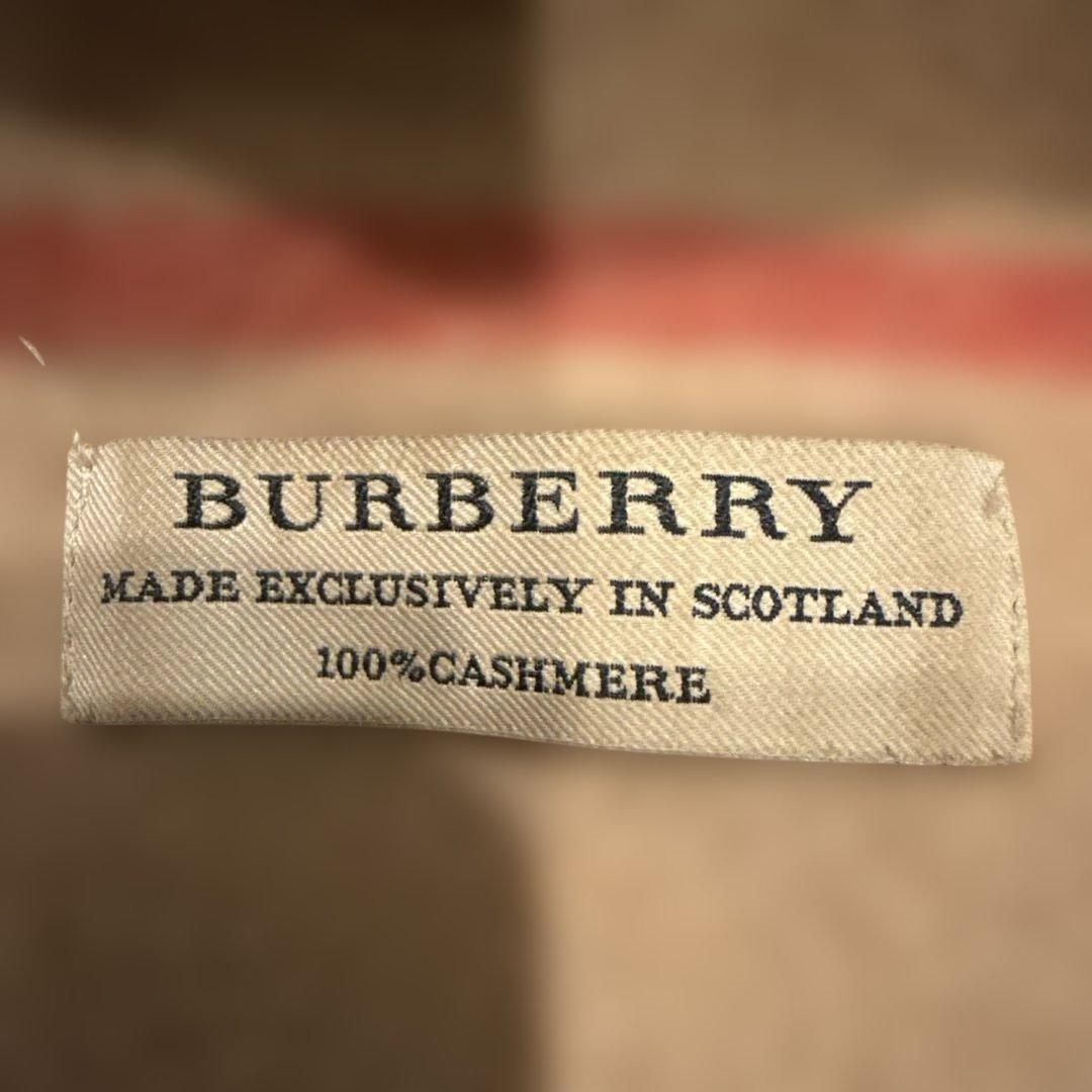 土日特価バーバリープローサム　カシミヤ　スヌード　マフラー