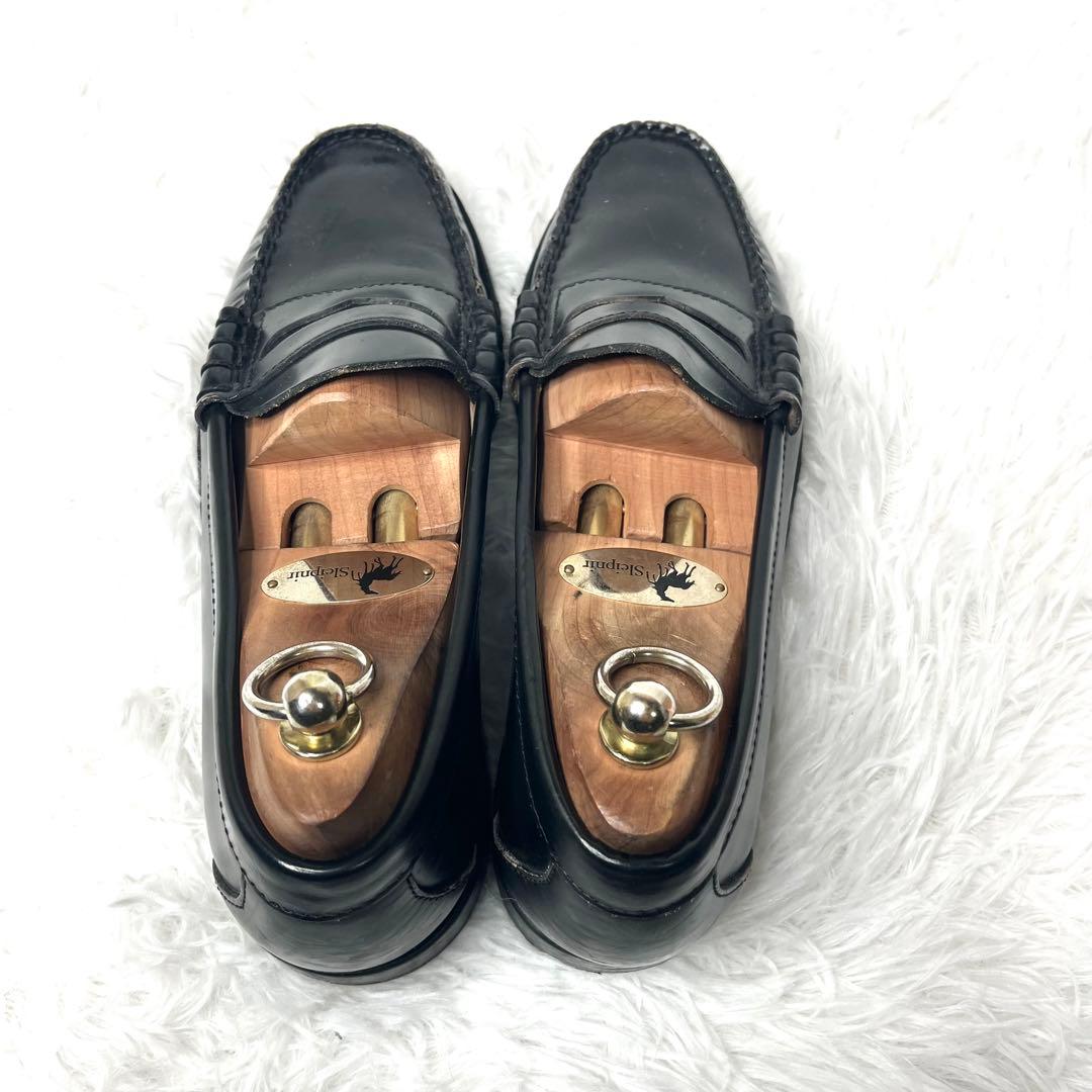 【良品】 G.H.BASS ローファー 25.5cm ウィージャンズ 本革