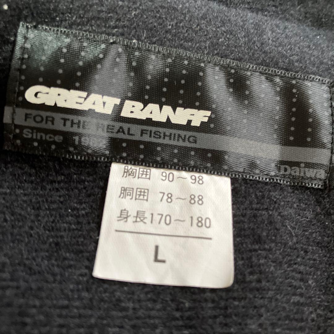 ダイワ GREAT BANFF 防寒ジャケット　L　カイロポケットアウトドア仕様