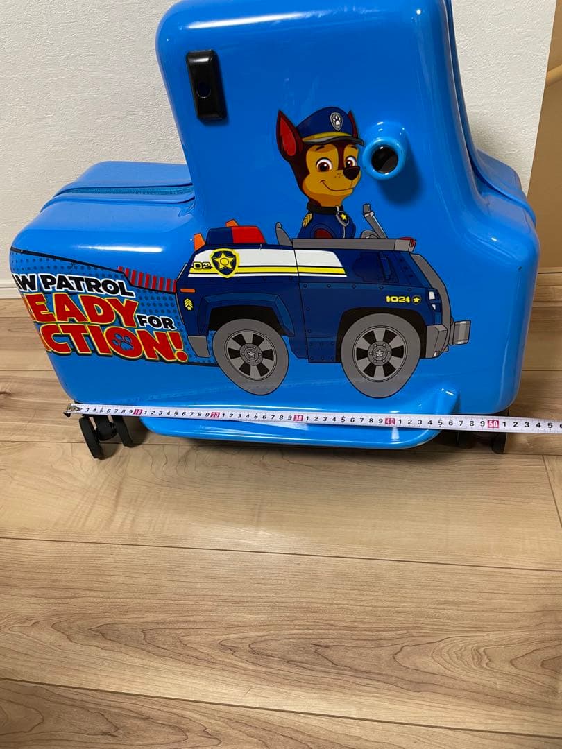 パウパトロールスーツケース 子供用キャリーケース（乗れるタイプ・約3～7歳向け）