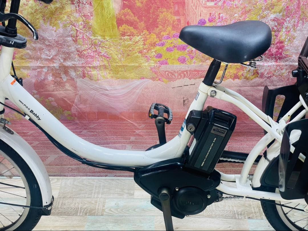 ZK3373 電動自転車 ヤマハ パスバビー 子供乗せ 20インチ 送料無料