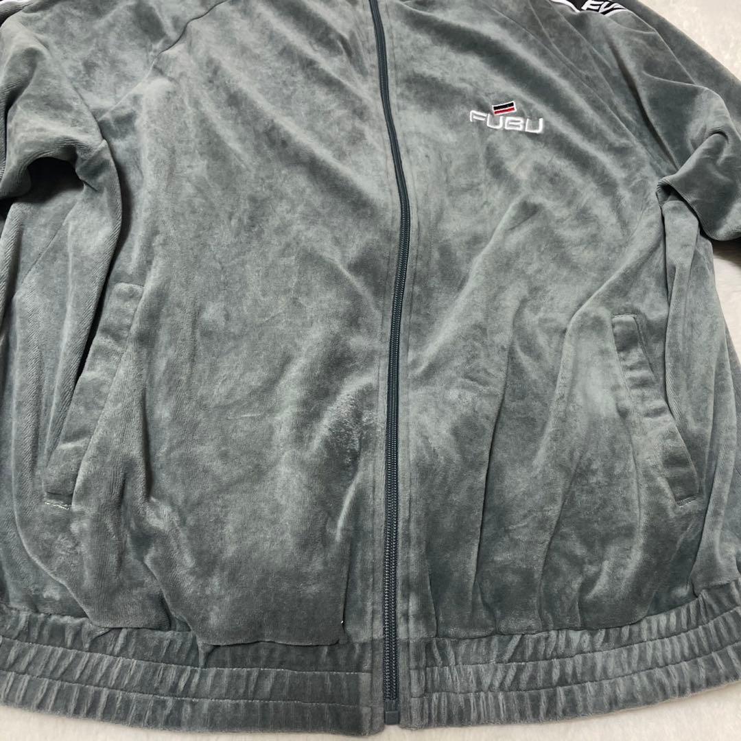 サイズL フブ ベロア セットアップ 上下セット ベルベット トラックジャケット