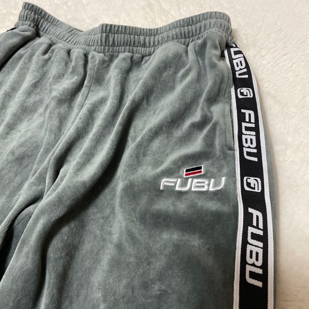 サイズL フブ ベロア セットアップ 上下セット ベルベット トラックジャケット