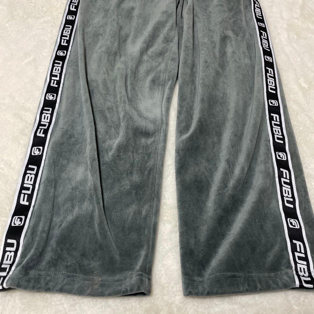 サイズL フブ ベロア セットアップ 上下セット ベルベット トラックジャケット