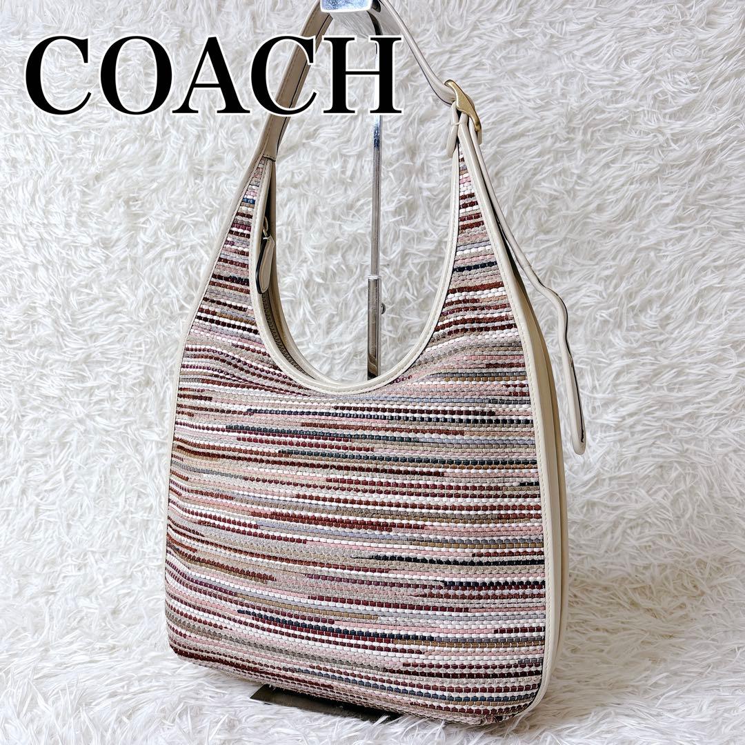 バッグ COACH ERGO Upcycle 2021 Woven Bag