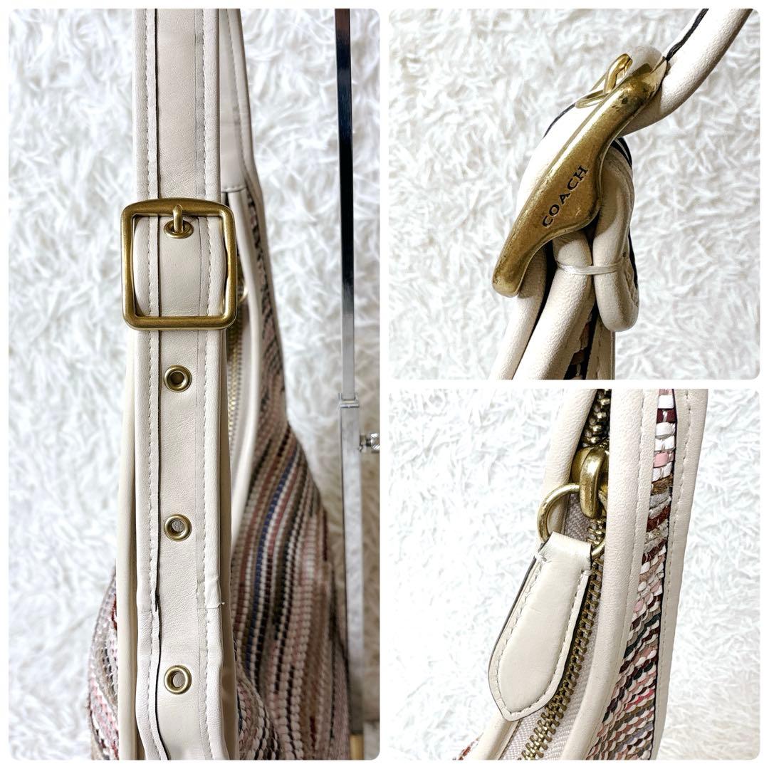 バッグ COACH ERGO Upcycle 2021 Woven Bag