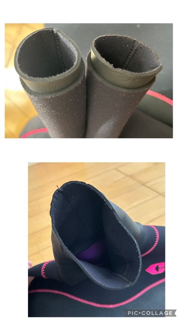 [美品]サイバーシールドウェットスーツドライスーツ4mmMRサイズレディース