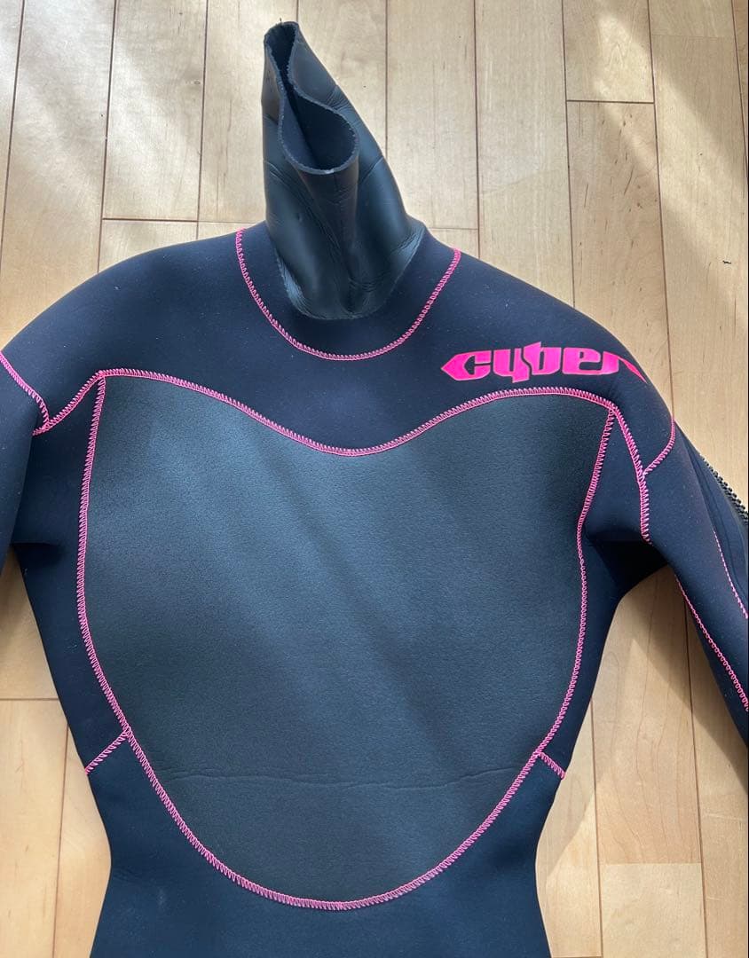 [美品]サイバーシールドウェットスーツドライスーツ4mmMRサイズレディース