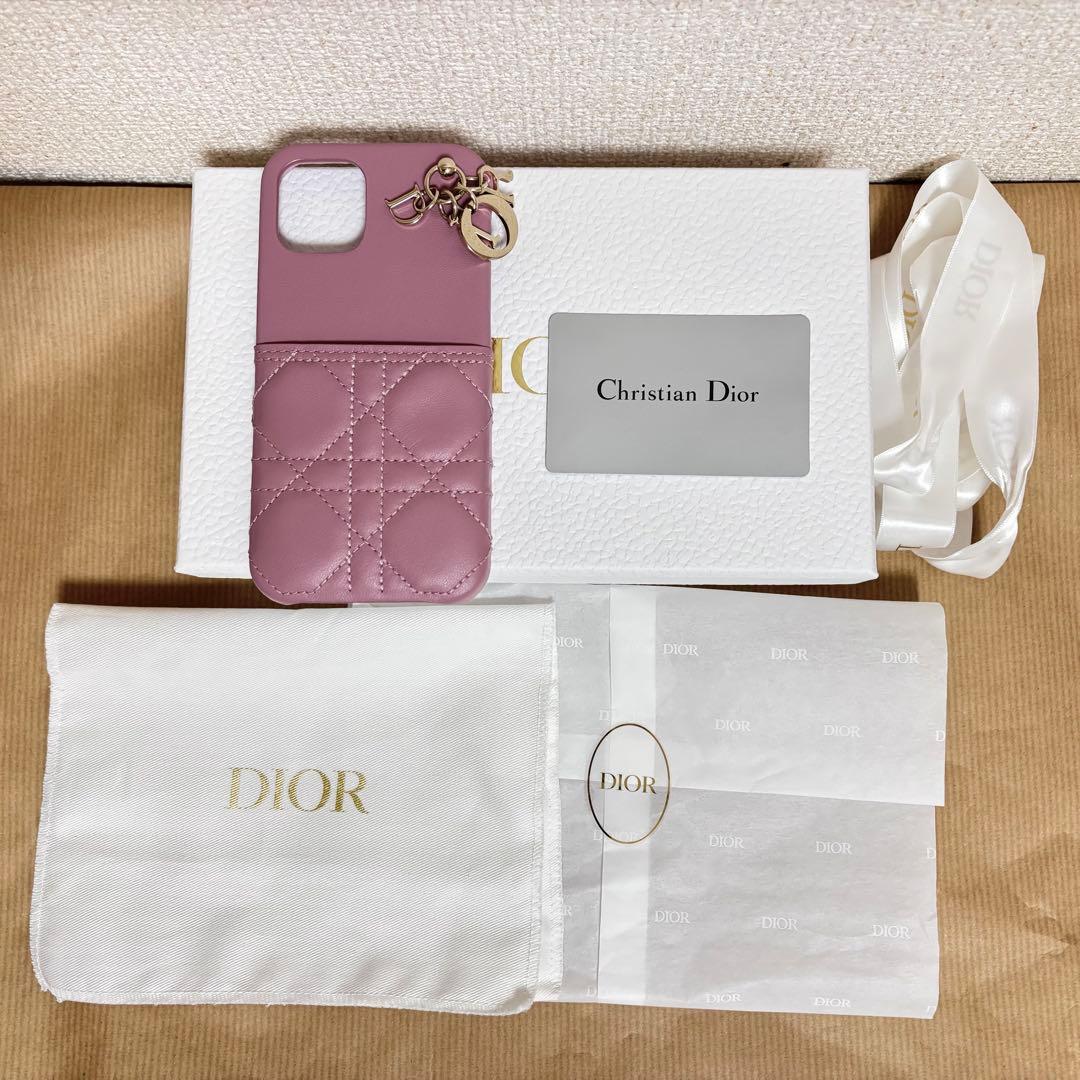 【新品未使用 即購入◎】レディディオール iPhone12ケース ラムスキン