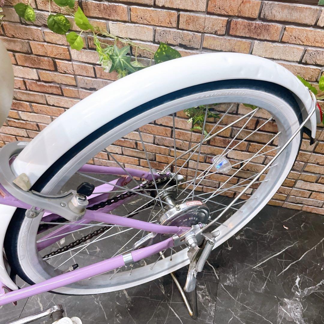 【81】子供用自転車 子供車 Liliale パープル 22インチ