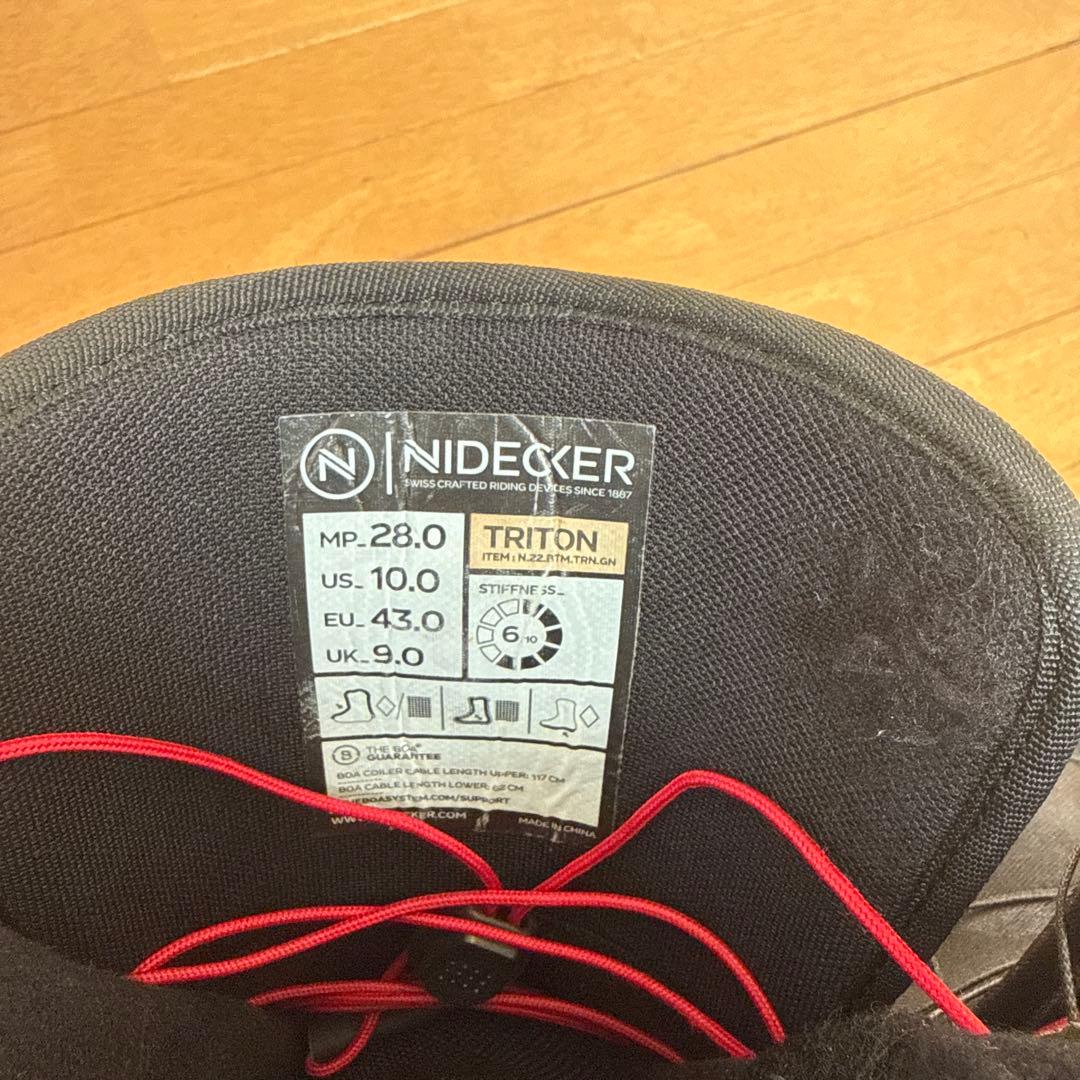 あまねさま　 nidecker triton 28.0cm オリーブ