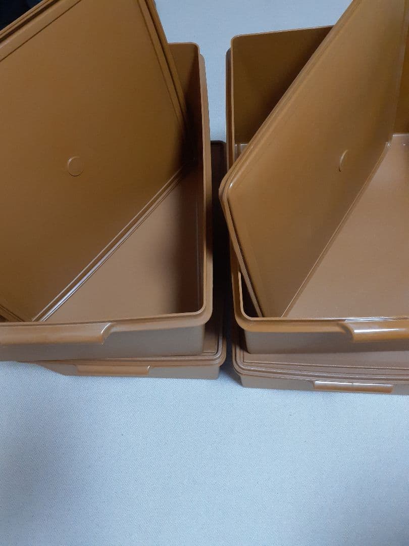 タッパーウェア　ディープスーパーケース収納ケース4個セット