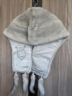 294　未使用　サファイアミンク　毛皮　リアルファー　ショール　ストール　ケープ