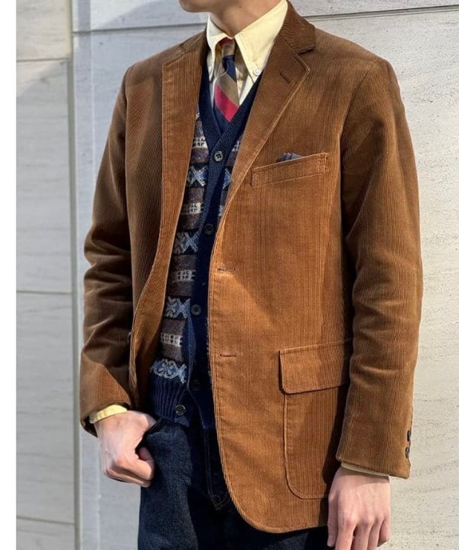 beams plus コーデュロイ ジャケット