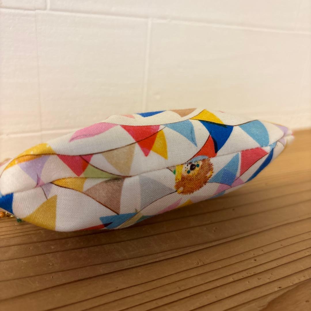 感謝価格　SALE ユキエモン　新作限定生地　10cmファスナープリーツポーチ