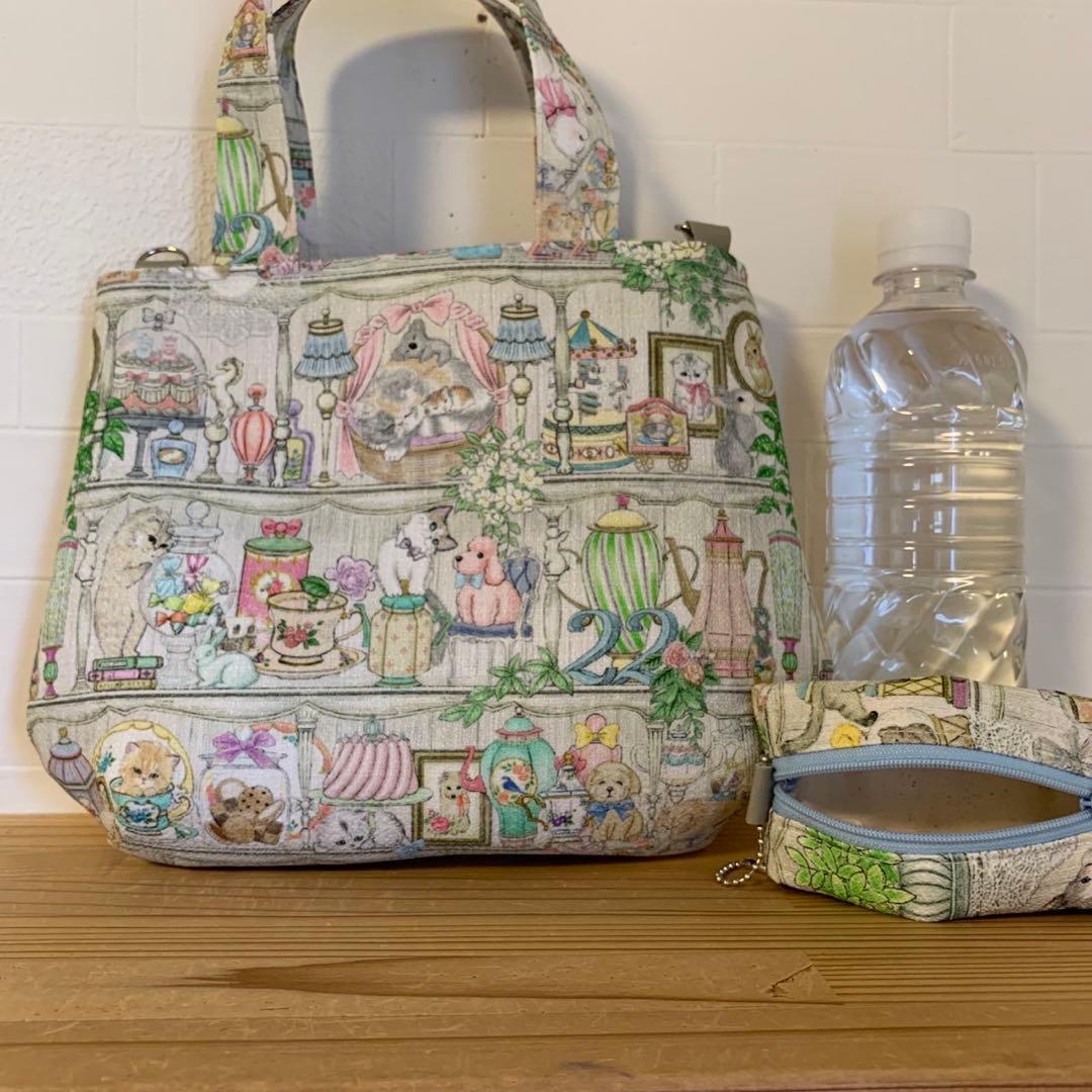 感謝価格　SALE ユキエモン　新作限定生地　10cmファスナープリーツポーチ