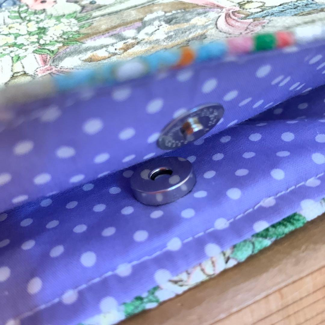 感謝価格　SALE ユキエモン　新作限定生地　10cmファスナープリーツポーチ