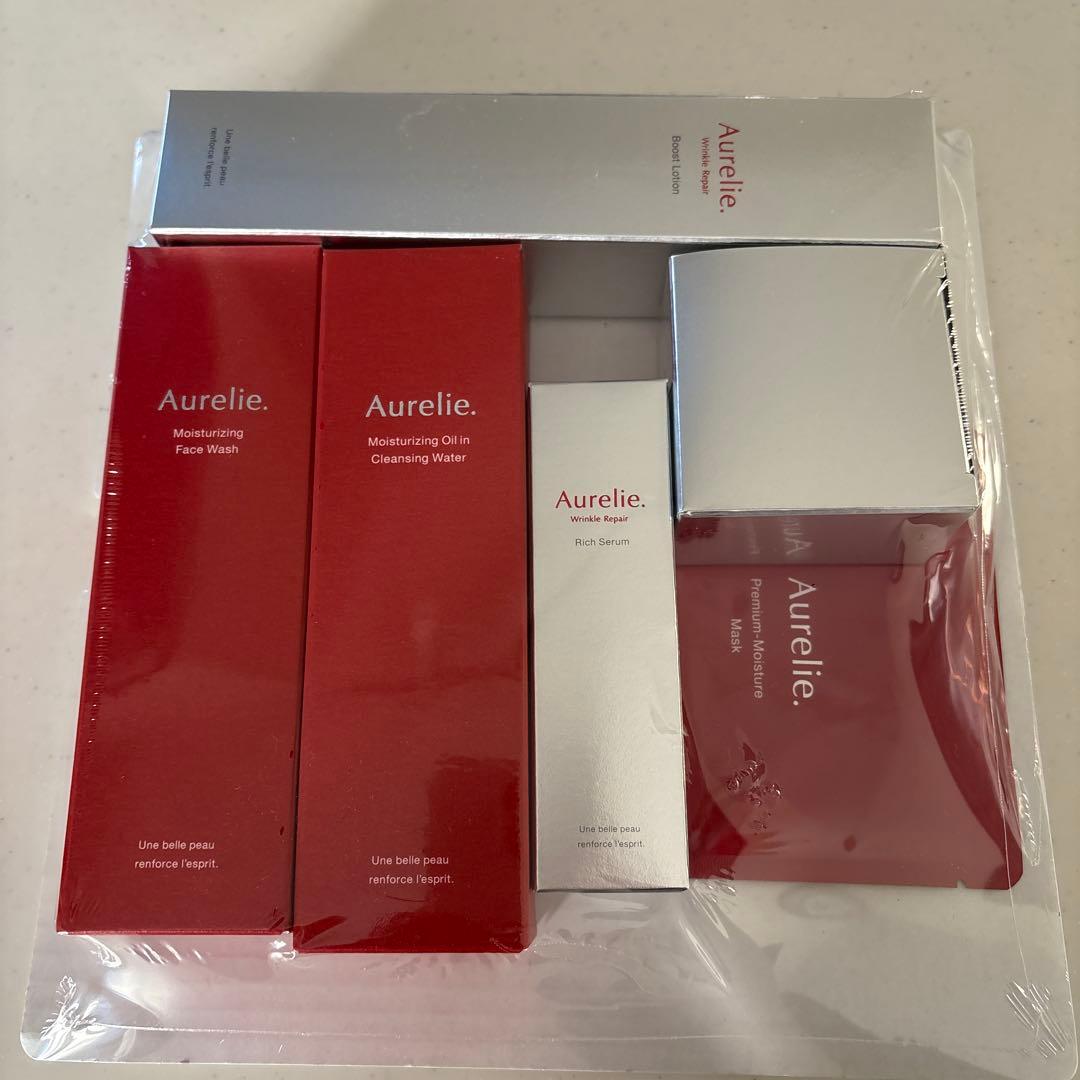 【新品】Aurelie NEGUMI プレミアムエイジング5点セット　マスク付き