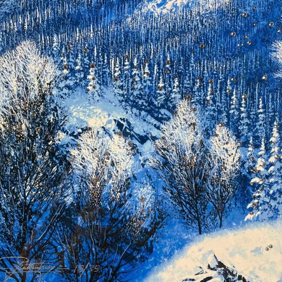 【最終値下げ】美品 ジョン・ラッテンベリー「クリスタル〜」ジクレ+スワロフスキー