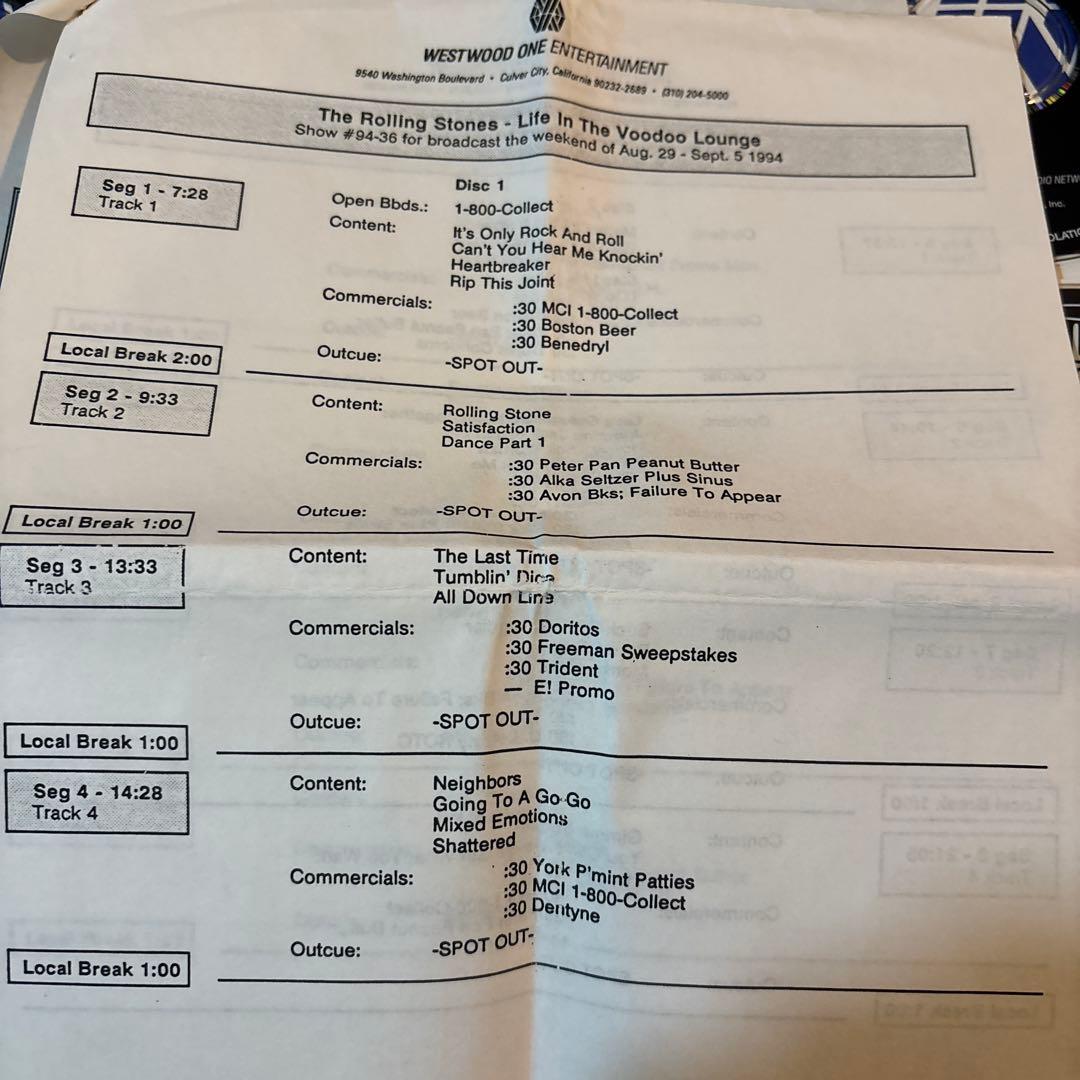 ラジオ放送用音源 / rolling stones 6CD