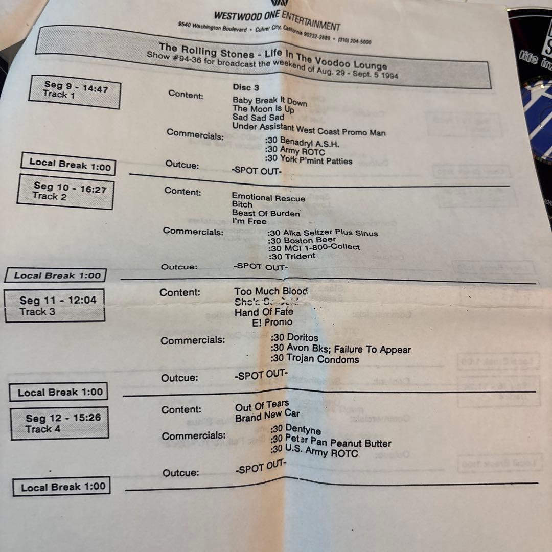 ラジオ放送用音源 / rolling stones 6CD