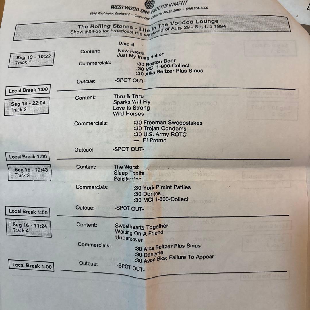 ラジオ放送用音源 / rolling stones 6CD