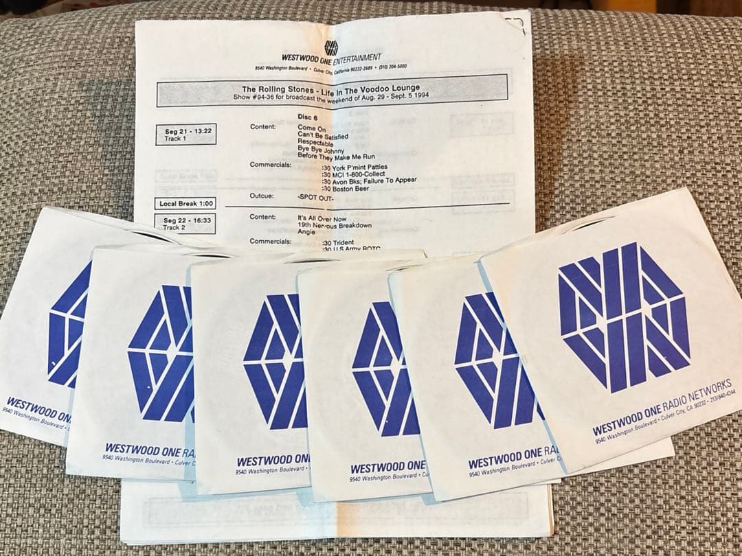 ラジオ放送用音源 / rolling stones 6CD