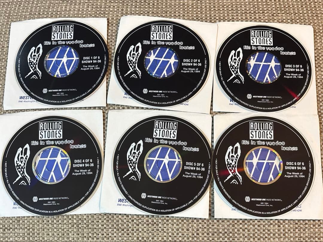 ラジオ放送用音源 / rolling stones 6CD