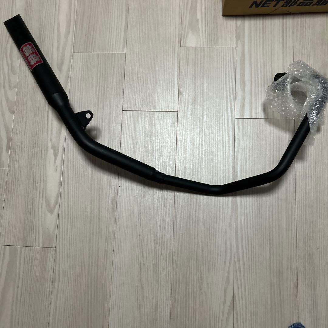 エイプ50 キャブ車　ハス切りマフラー　メーカー不明