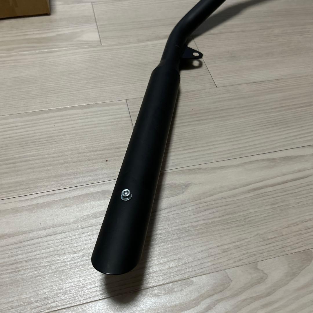 エイプ50 キャブ車　ハス切りマフラー　メーカー不明