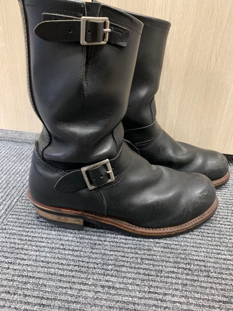 レッドウィング 2268 エンジニアブーツ 8D 26cm ブラック USA製