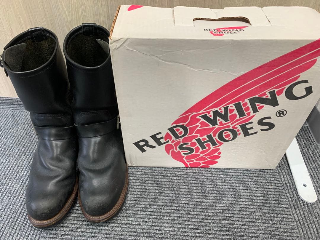 レッドウィング 2268 エンジニアブーツ 8D 26cm ブラック USA製