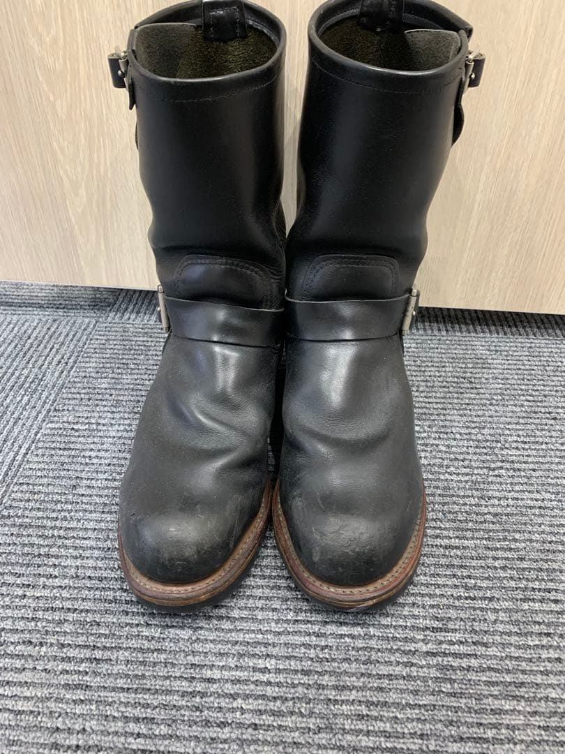 レッドウィング 2268 エンジニアブーツ 8D 26cm ブラック USA製