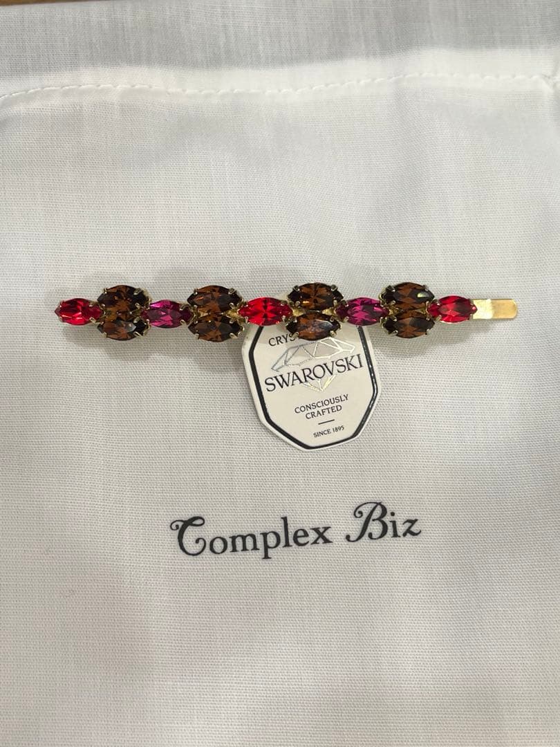 コンプレックスビズ　ロングピン　スワロ