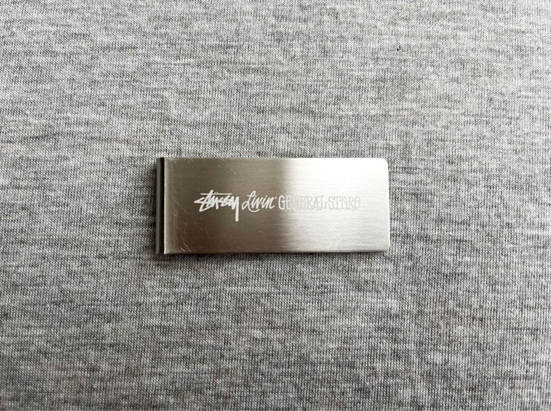 希少★STUSSY Livin' General Store マネークリップ