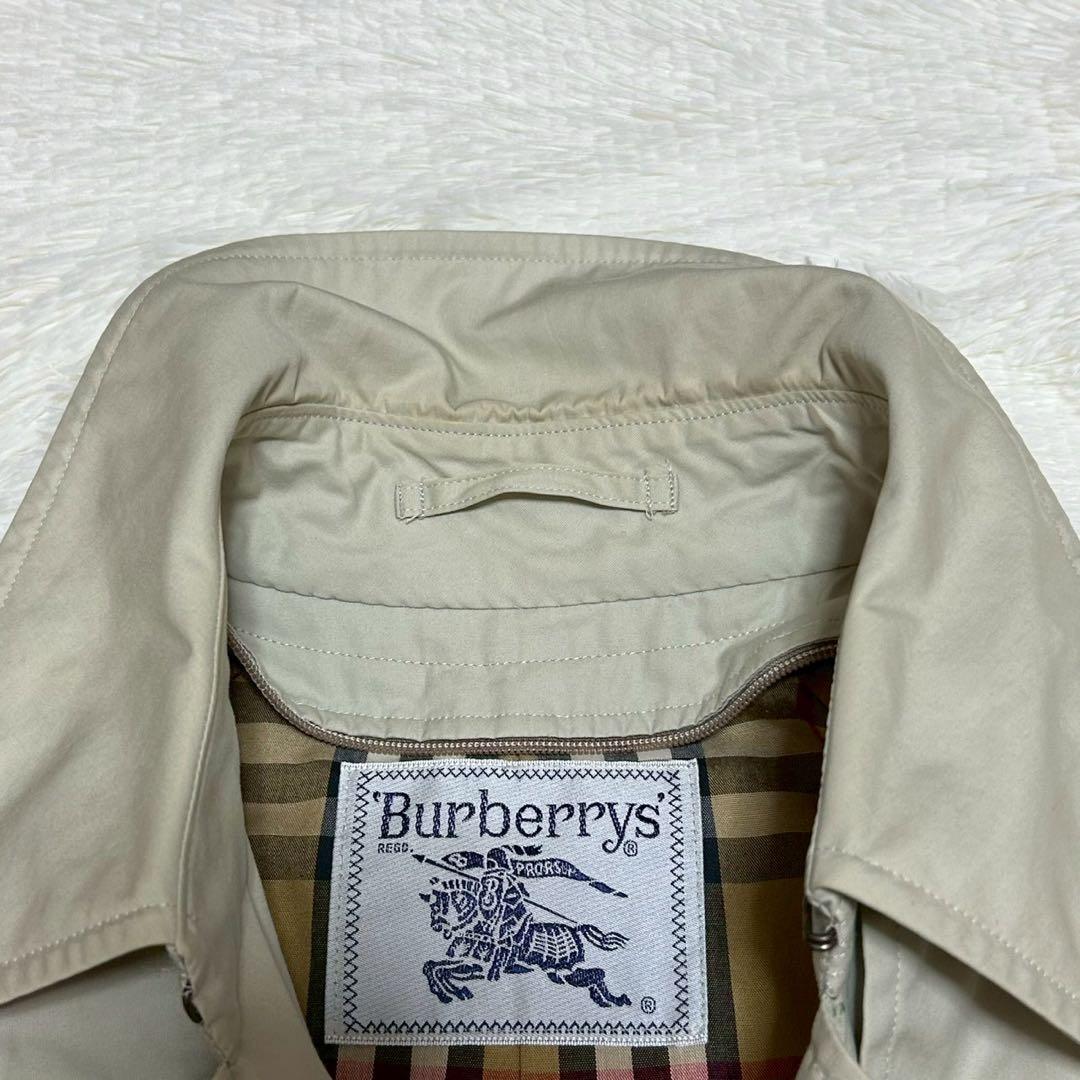 バーバリーズ 白タグ 90s トレンチコート 7 ノバチェック ライトベージュ