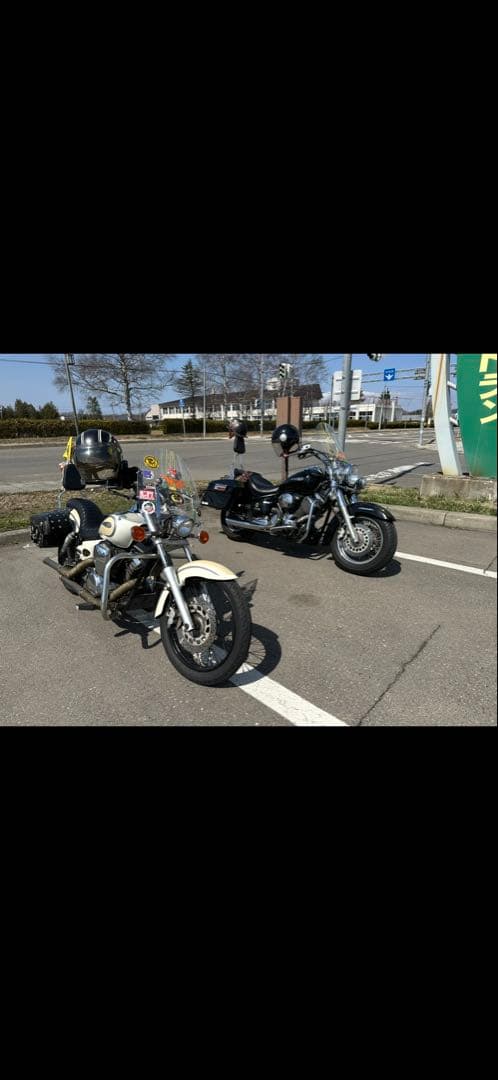 YAMAHAドラッグスター250 社外マフラー　ドラッグパイプ