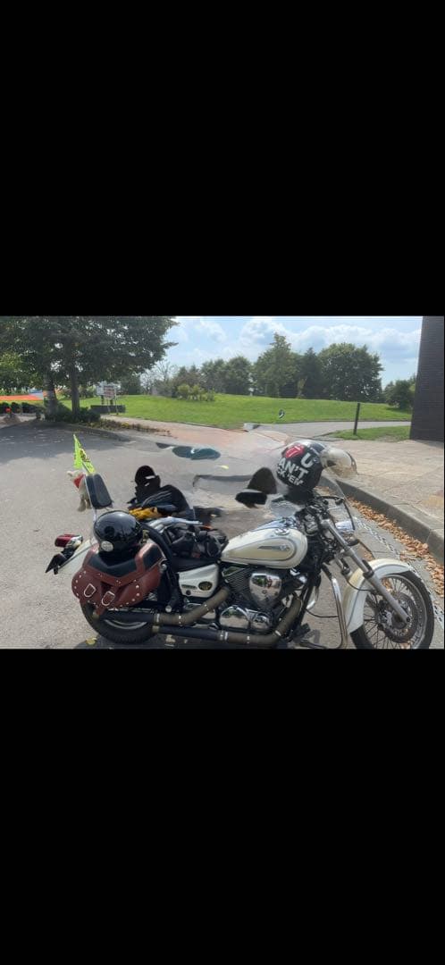 YAMAHAドラッグスター250 社外マフラー　ドラッグパイプ