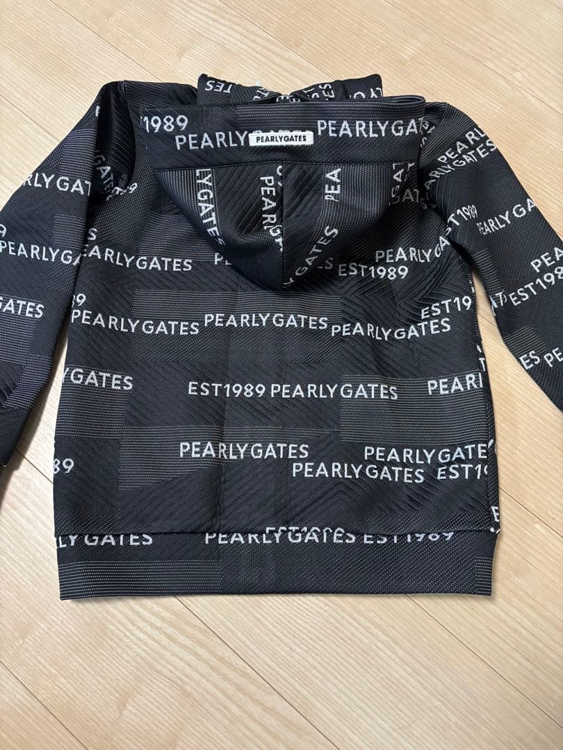 PEARLY GATES フード付きジップアップセーター サイズ0