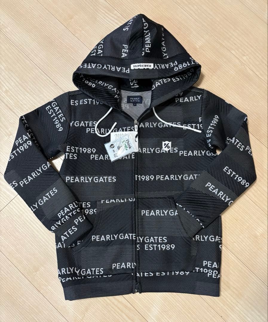 PEARLY GATES フード付きジップアップセーター サイズ0