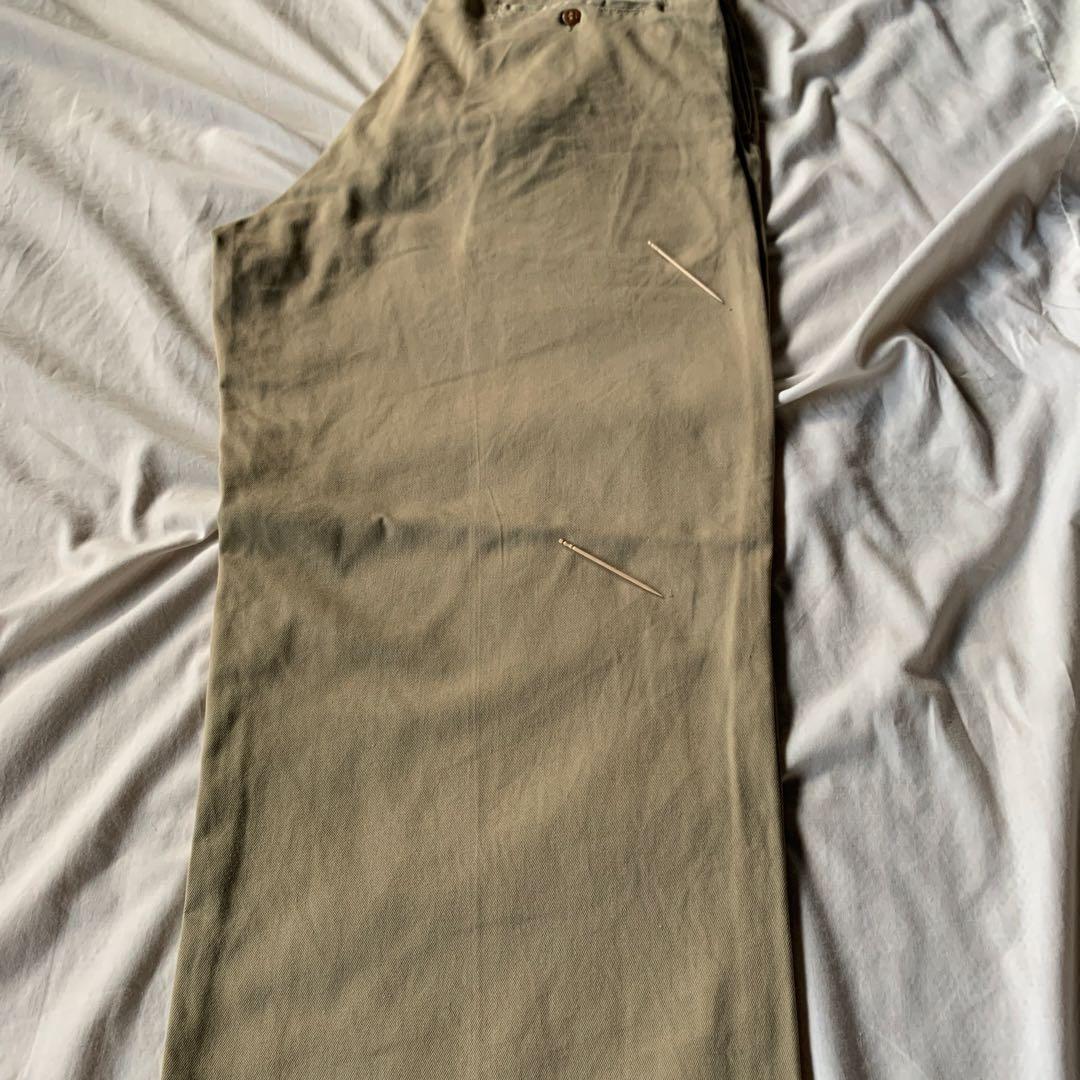 50's US ARMY ヴィンテージ チノパン 米軍実物 尿素ボタン
