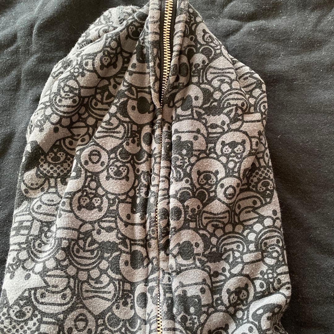 初期エイプAPEベビーマイロNIGOレアパーカー黒サファリベイプ