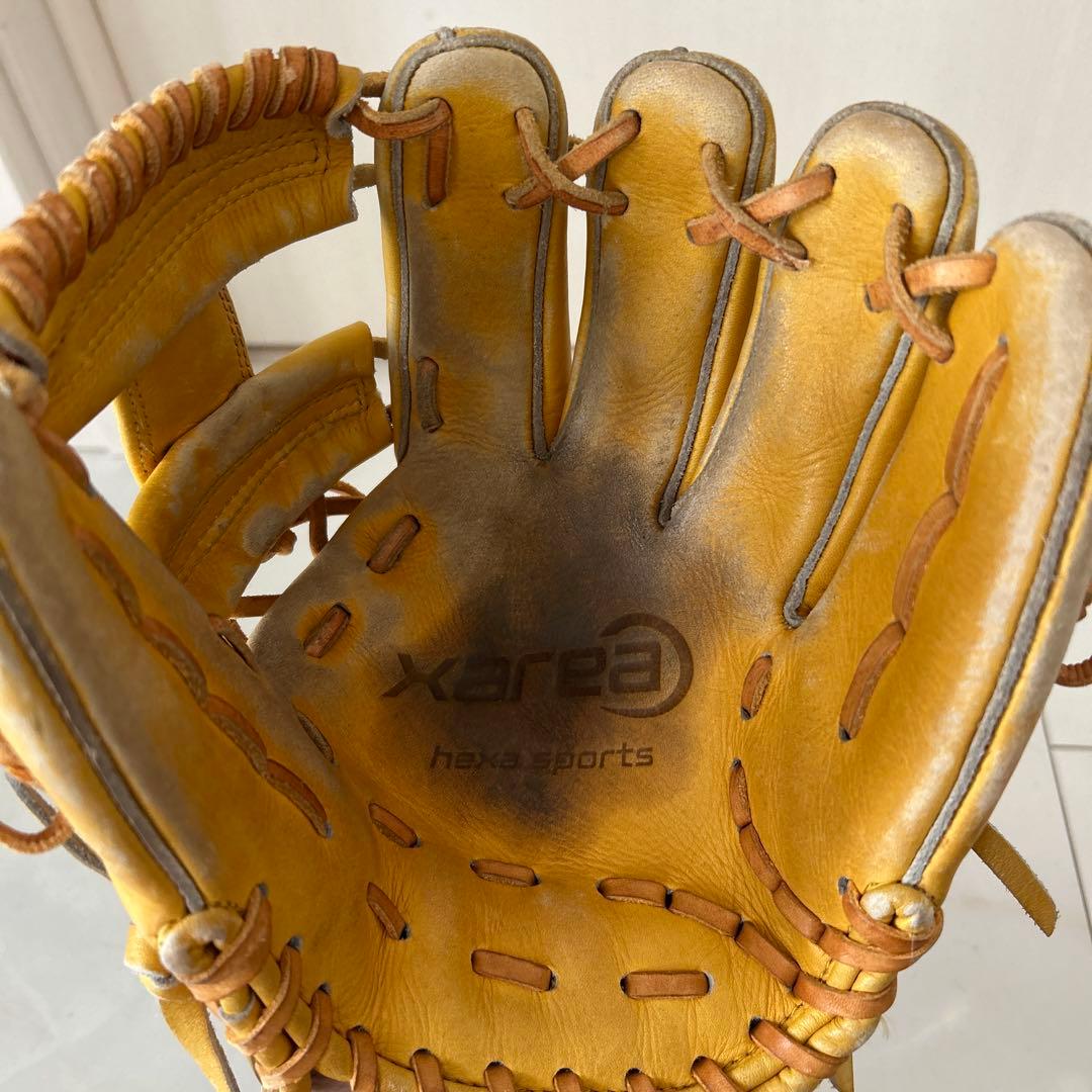 内野手用 HEXA SPORTS 軟式 グローブ 野球 右投げ ヘキサ国産グラブ