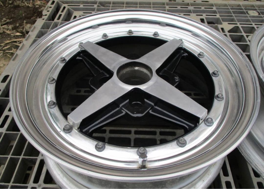 work Equipe 01 2本　pcd100 14インチ　エクイップ　加工品