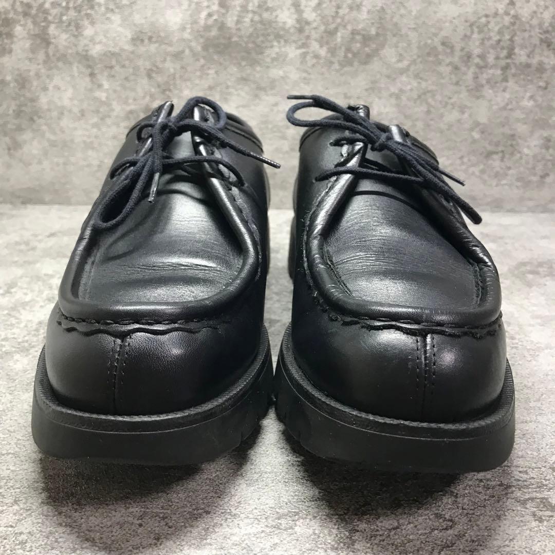 【美品】クレマン （39）パドレ チロリアンシューズ 本革 ブラック