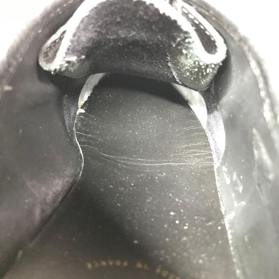 【美品】クレマン （39）パドレ チロリアンシューズ 本革 ブラック