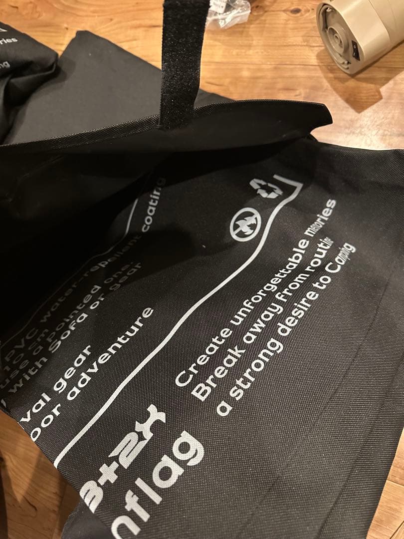 BONFLAG エアソファ アウトドア キャンプ ボンフラッグ ブラック 黒