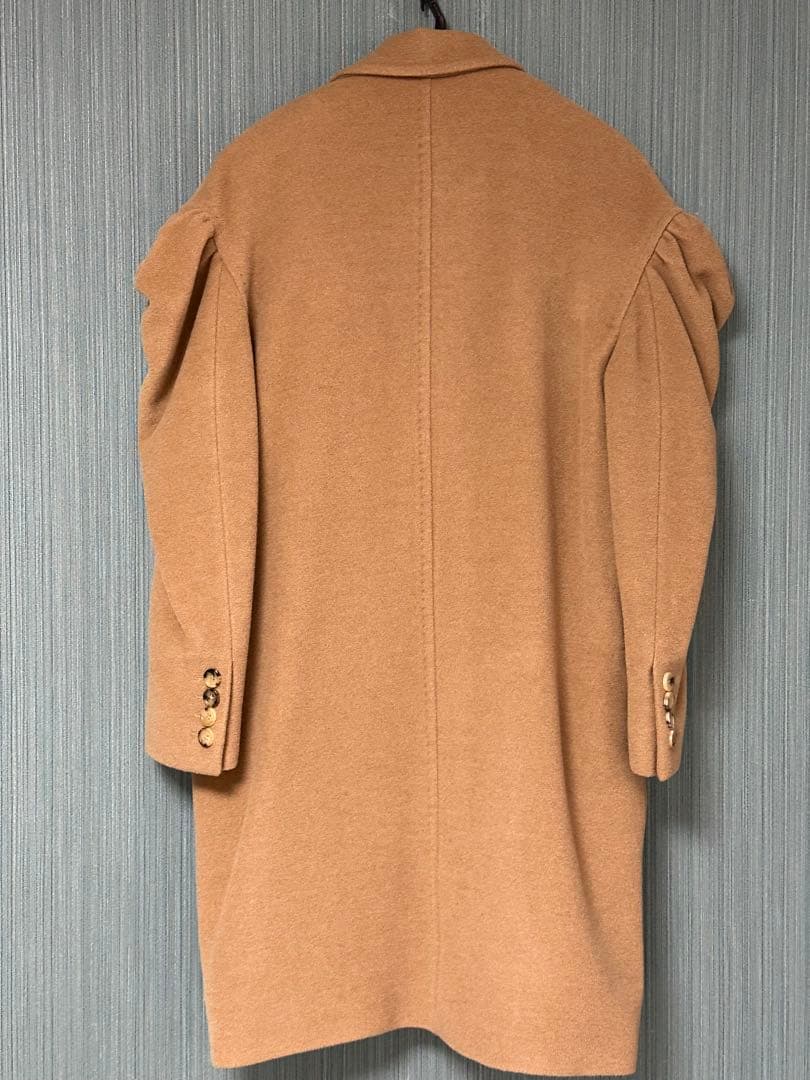 超美品 マックスマーラ GABRY パフスリーブ ドロップショルダーコート 34