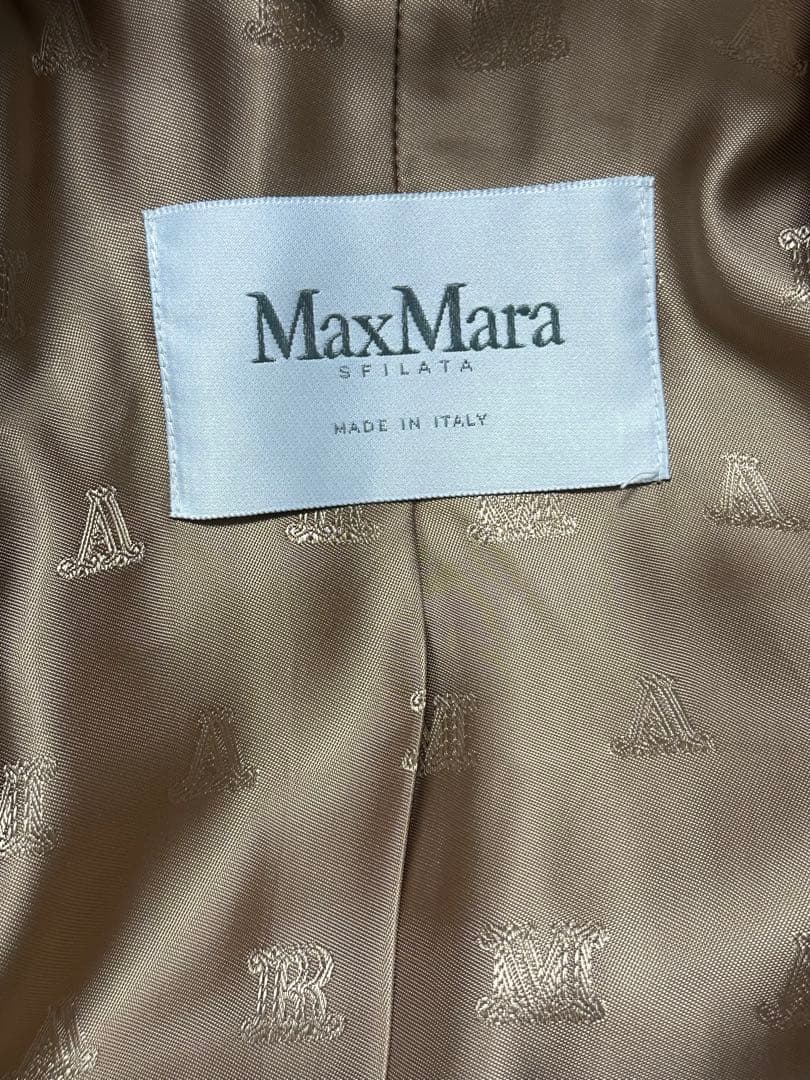 超美品 マックスマーラ GABRY パフスリーブ ドロップショルダーコート 34